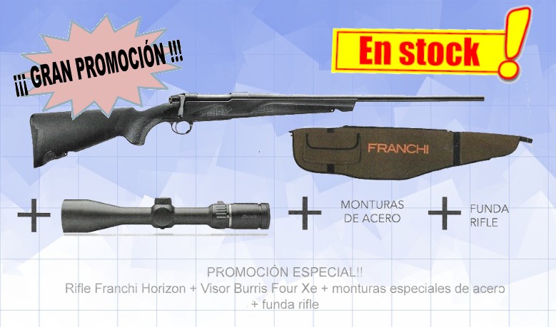 Rifle Franchi Horizón 30-03+Burris 2,5-10x50